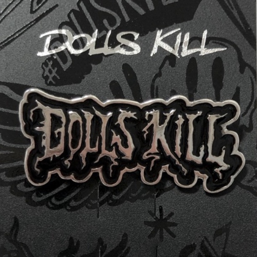 Dolls Kill Logo Enamel Pin